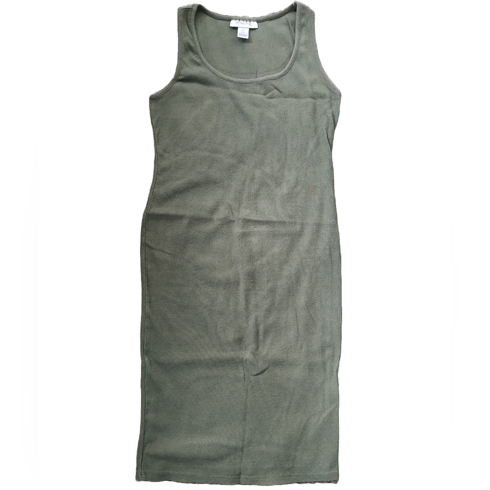 Motherhood maternity dress size small- olive color